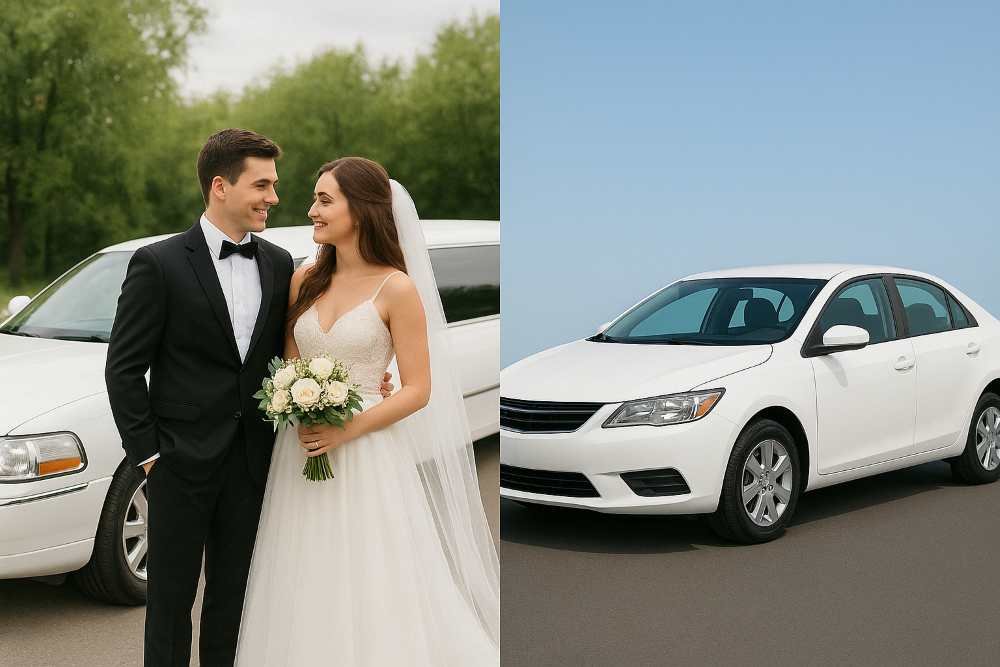 Wedding Limo Service vs Regular Car Rental
