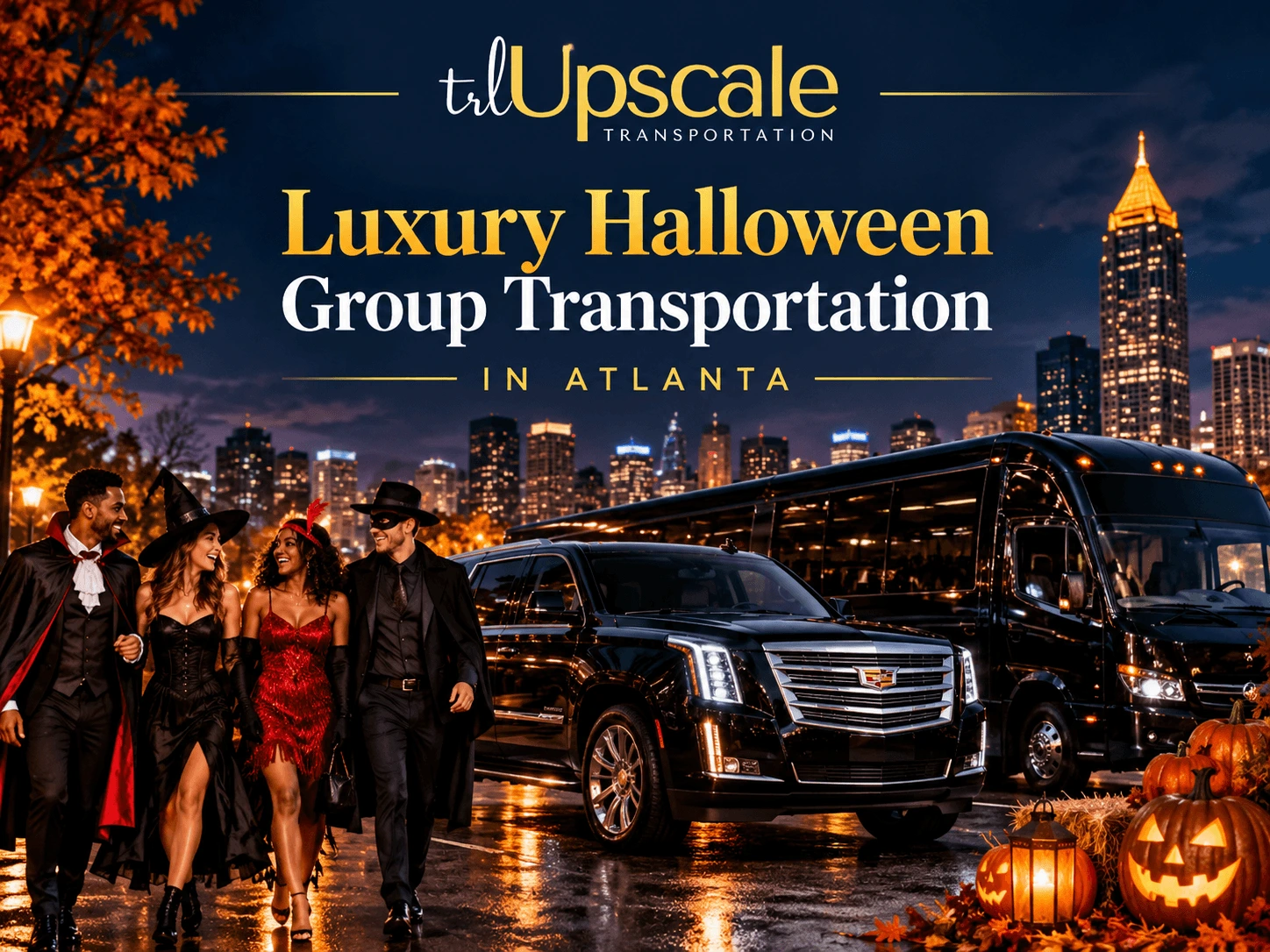 Luxury Halloween Group Transportation in Atlanta